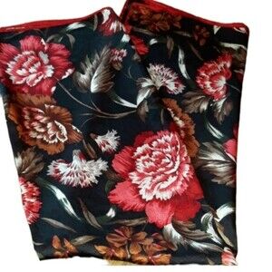 TAKAHASH HIROKO for dozo floral silk scarf